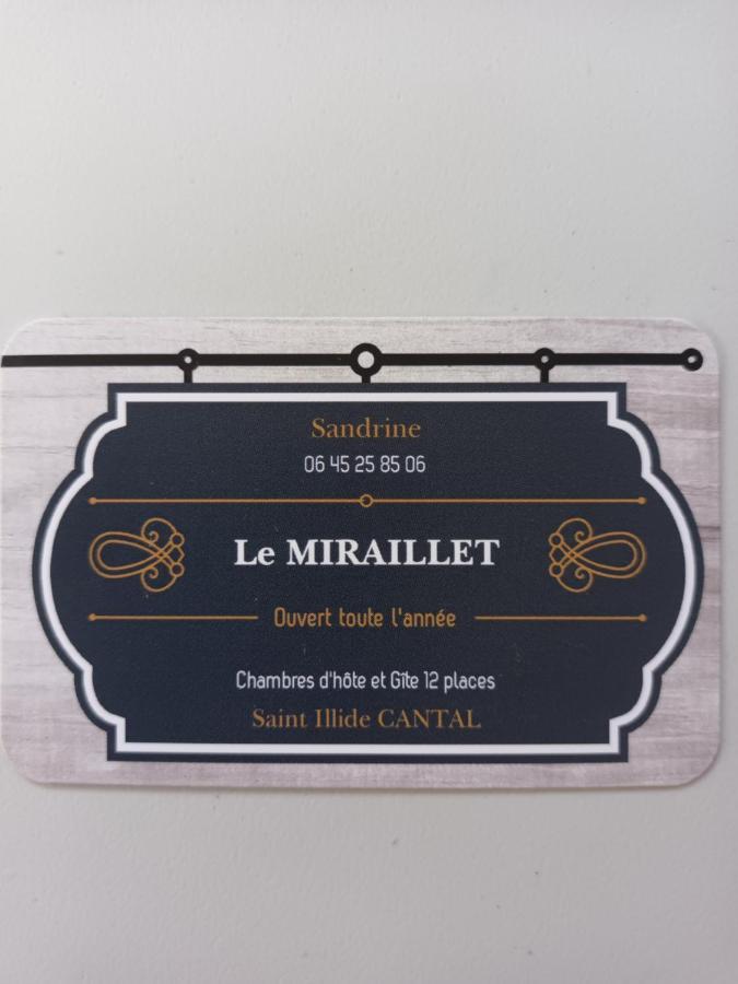 Le Miraillet, chambre hôte Saint-Illide Exterior foto
