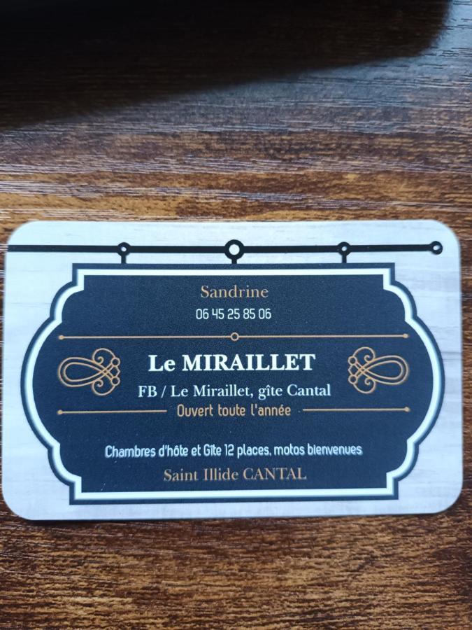 Le Miraillet, chambre hôte Saint-Illide Exterior foto